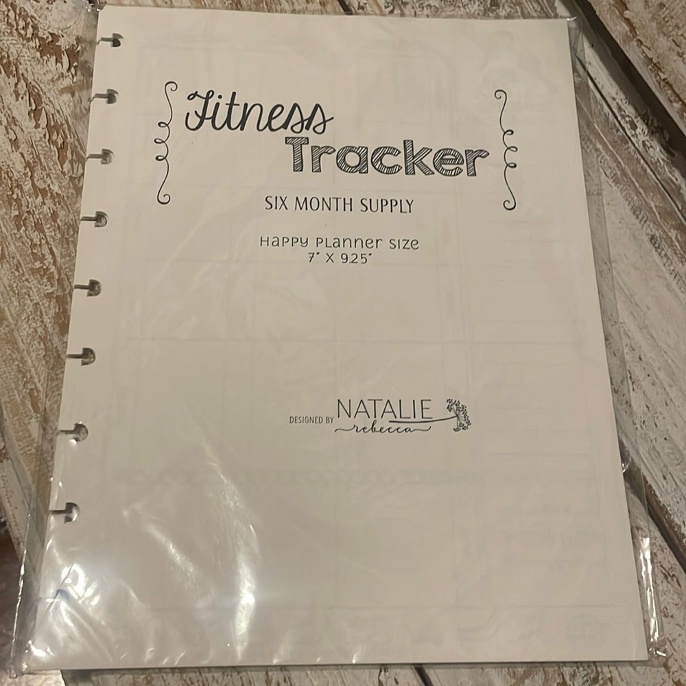 🔥🔥 (3/$20) 
Fitness Tracker for Happy Planner, 6 month supply, New